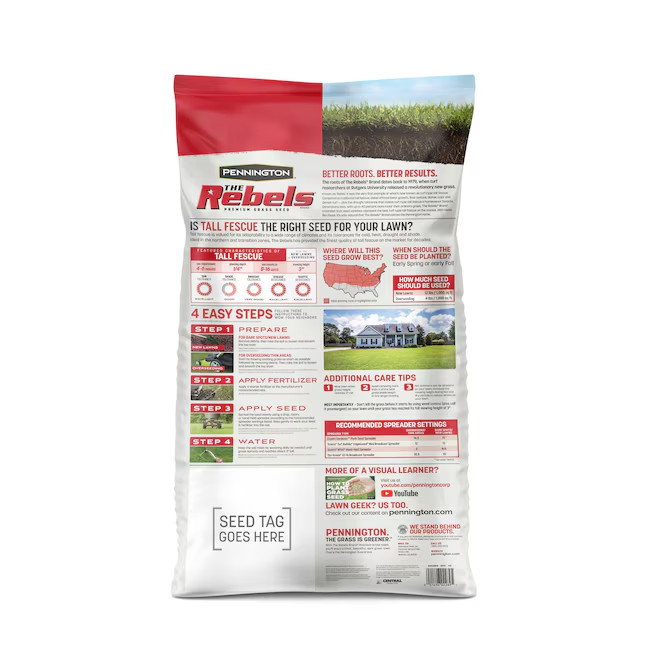 2PACK Pennington The Rebels 20-lb Tall Fescue Grass Seed
