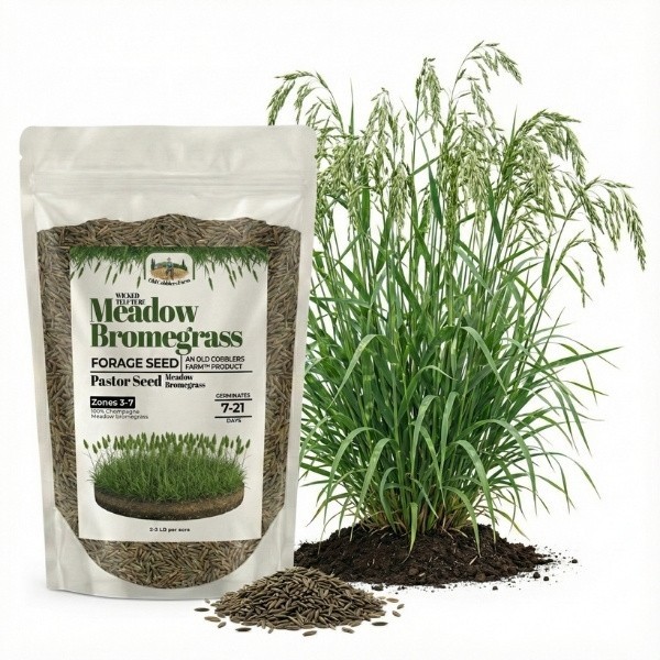 Old Cobblers Farm™ Wicked Tuff Turf Meadow Bromegrass – Fast-Growing Forage
