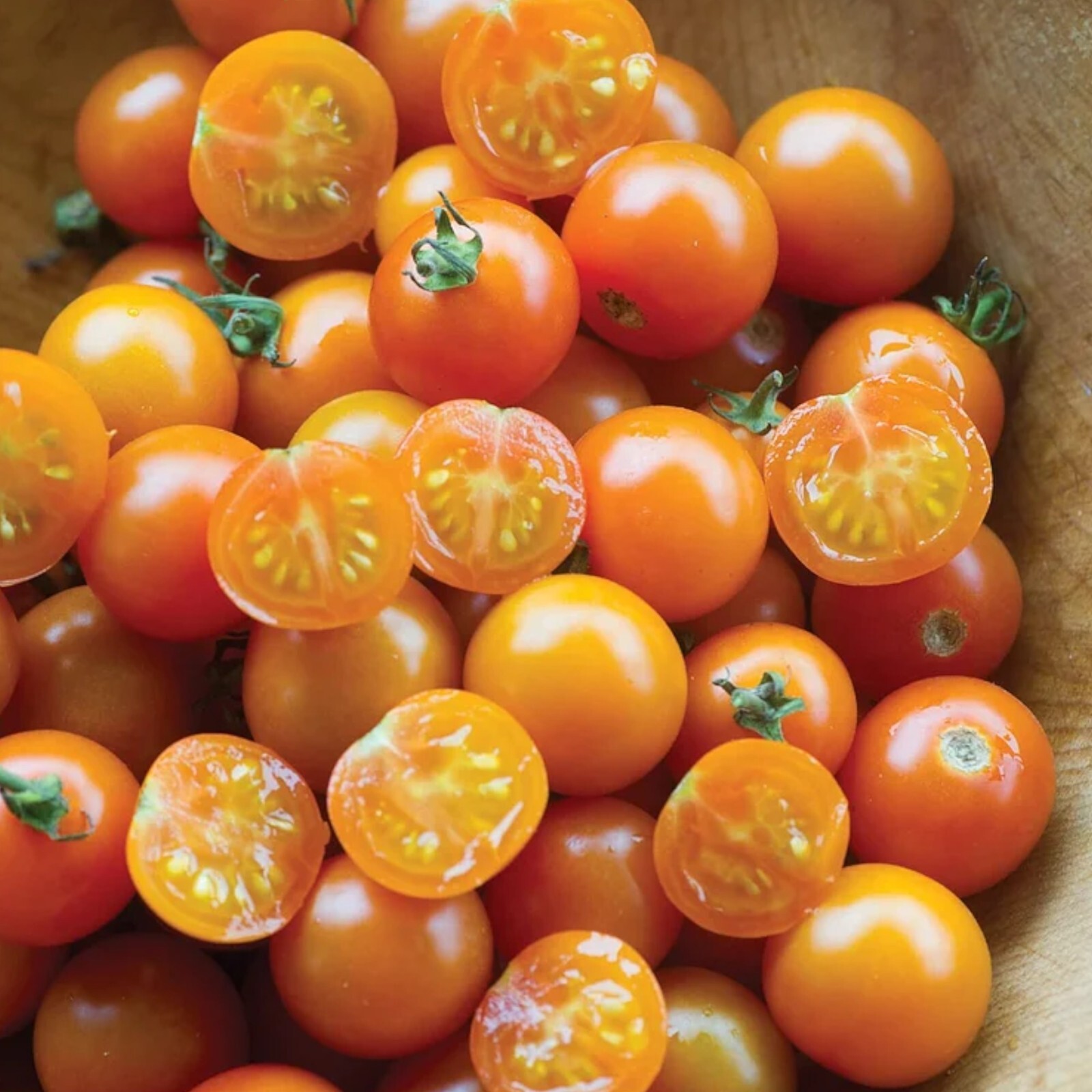 Patio Choice Yellow Cherry Tomato Seeds – 100 Seeds – Non-GMO Compact Variety