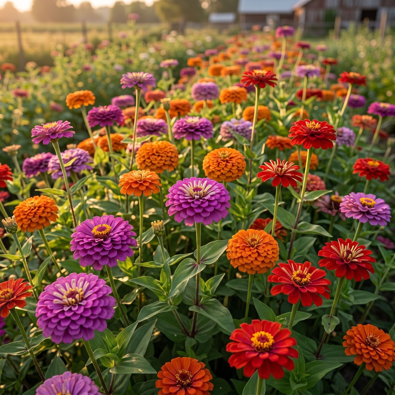 Zinnia GIGANTICA PURPLE DREAM Moody Romantic Huge Double Blooms Bouquet 50 Seeds