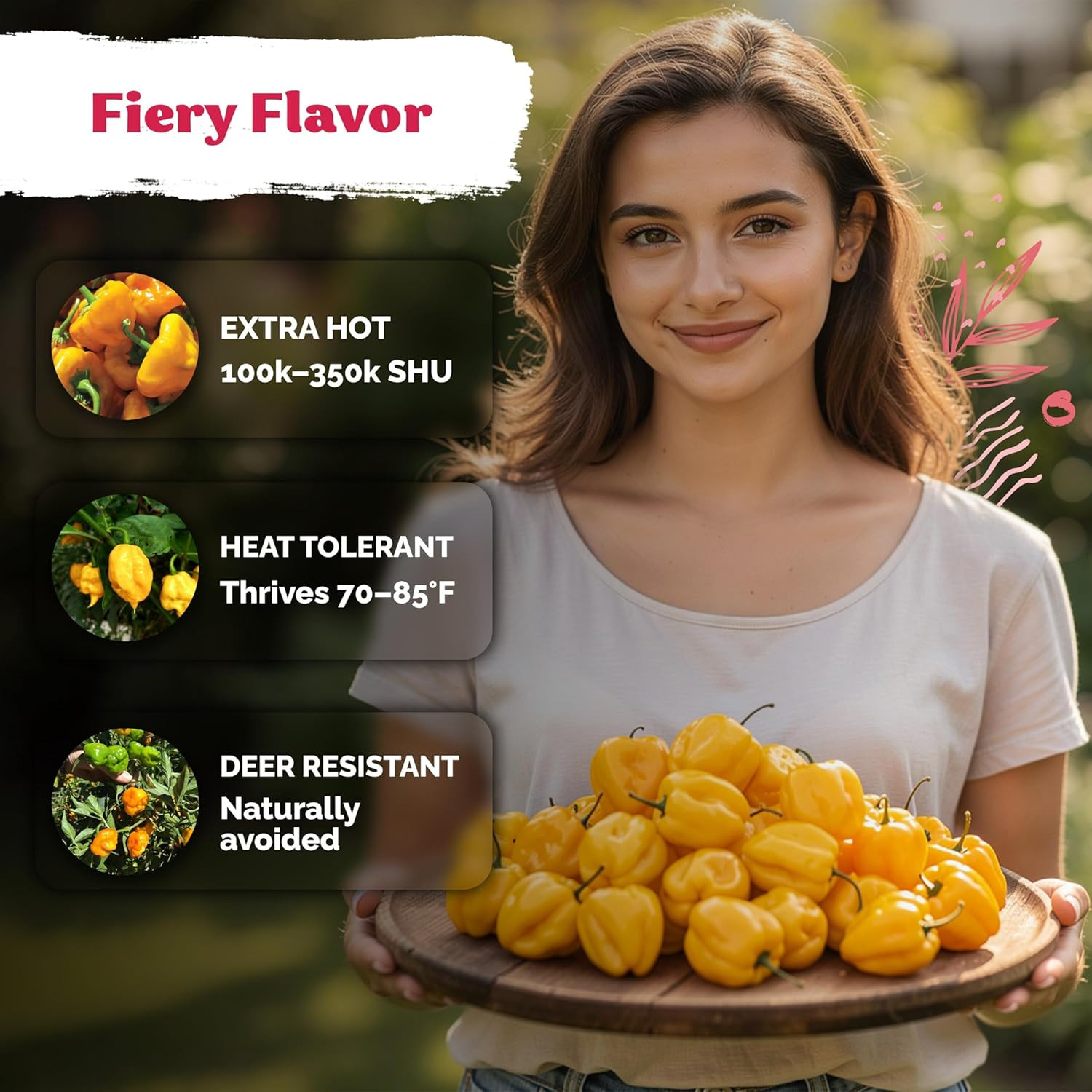 100 Yellow Hot Jamaican Habanero Pepper Seeds (Capsicum Chinense) – Mushroom Chi