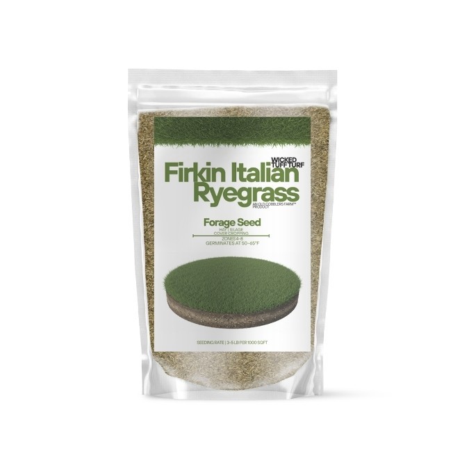 Old Cobblers Farm™ Wicked Tuff Turf Firkin Italian Ryegrass Seed – Fast Growth