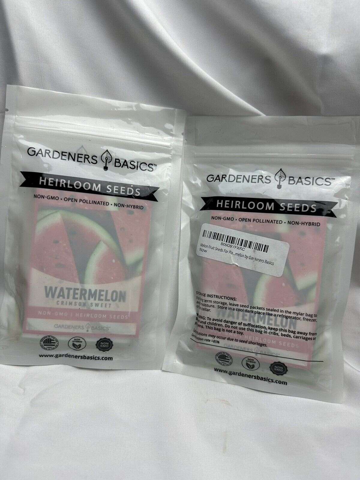 2 Sets Melon Fruit Seeds Planting Gardeners Basics Heirloom Seeds 5 Variety Pack