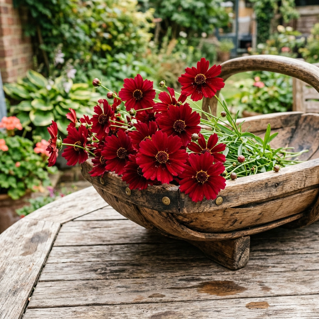 500 Red Coreopsis Seeds for Planting Premium Heirloom Red Coreopsis Flower Seed