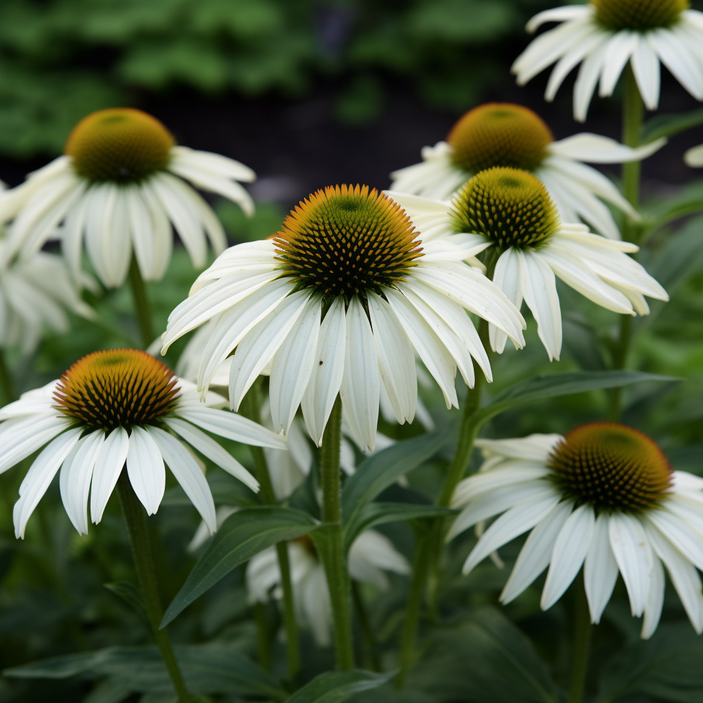 25+ White Swan Echinacea Seeds – 100% Heirloom – Non-GMO – Open Pollinating