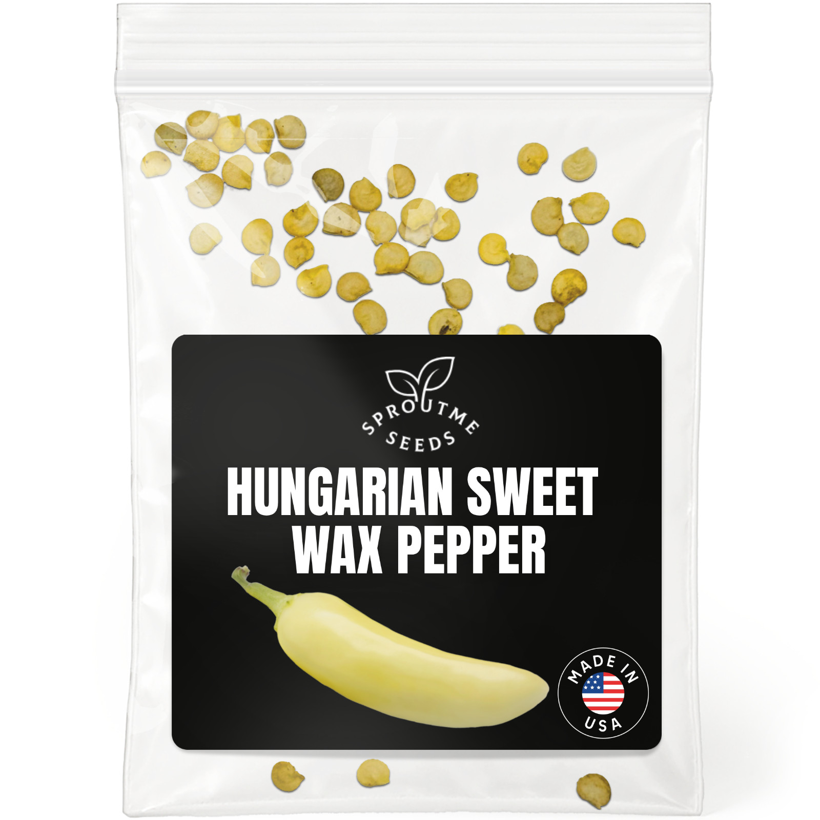 Hungarian Sweet Wax Pepper Seeds 50+, Heirloom Non-GMO, Mild Pickling
