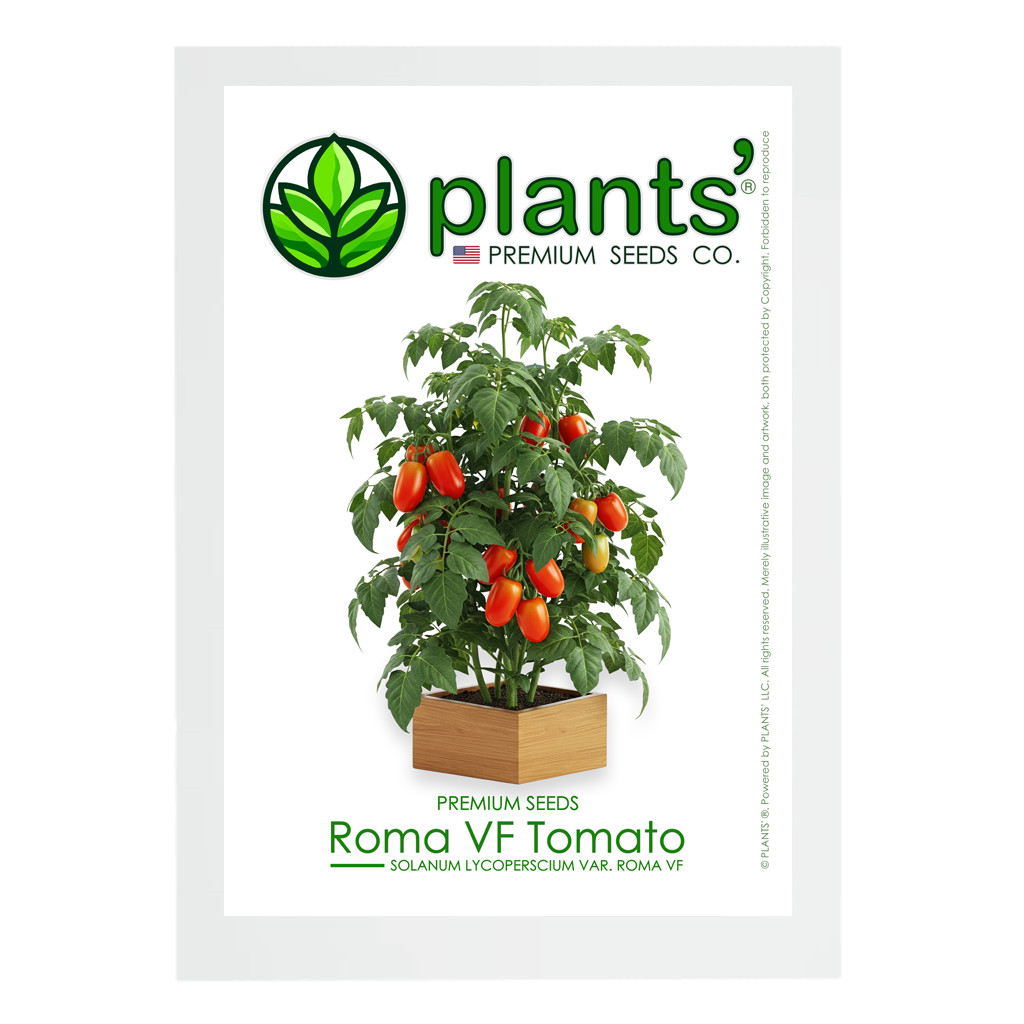 Roma VF Tomato | Premium Seeds | Solanum lycopersicum ‘Vegetable’ | Plants’®