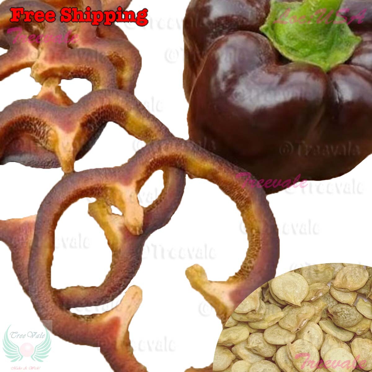 Sweet Chocolate Bell Pepper SEEDS | Pepper, Chocolate Pepper SEEDS | NON-GMO