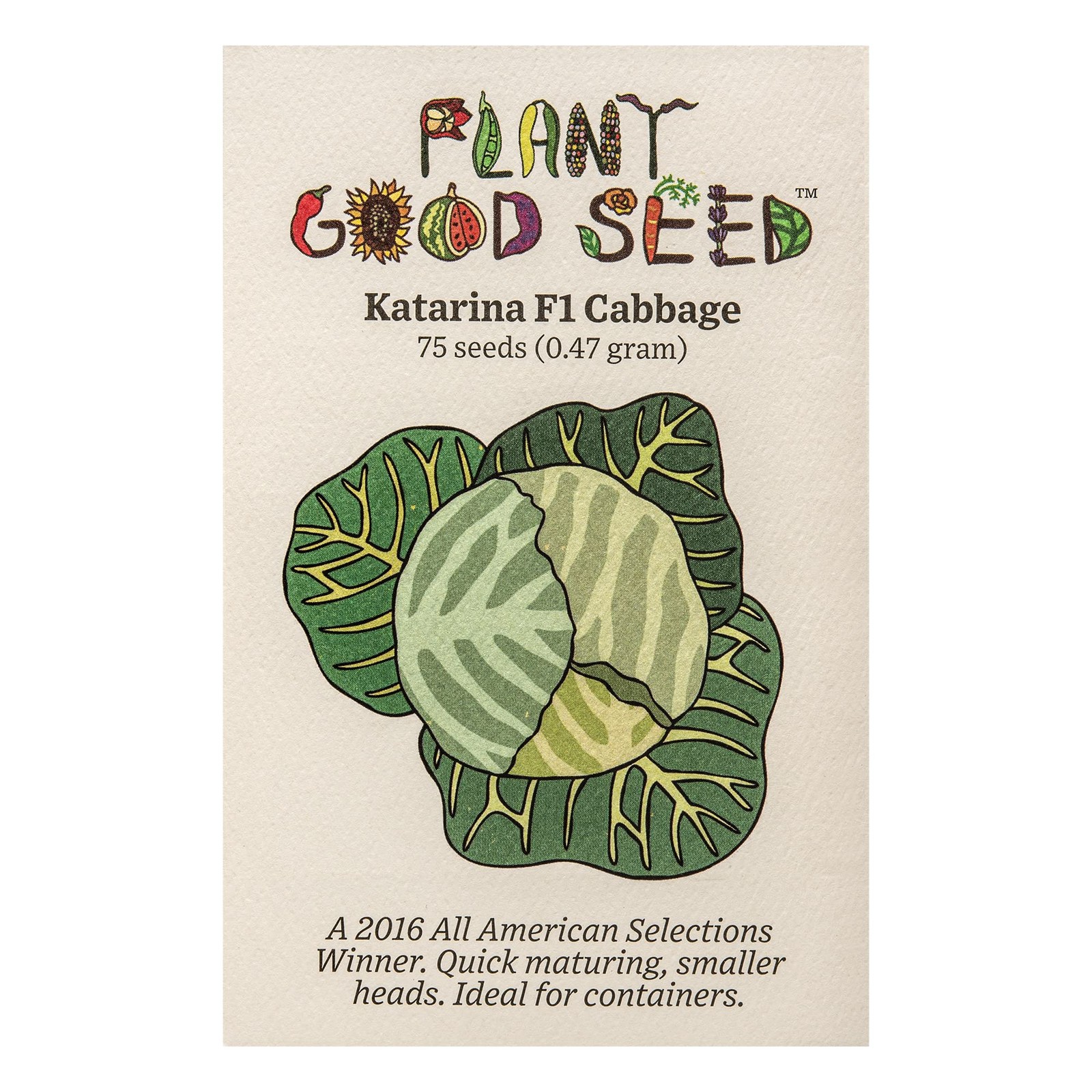 Katarina Cabbage Seeds for Planting: All America Selection, F1 Hybrid, Green …