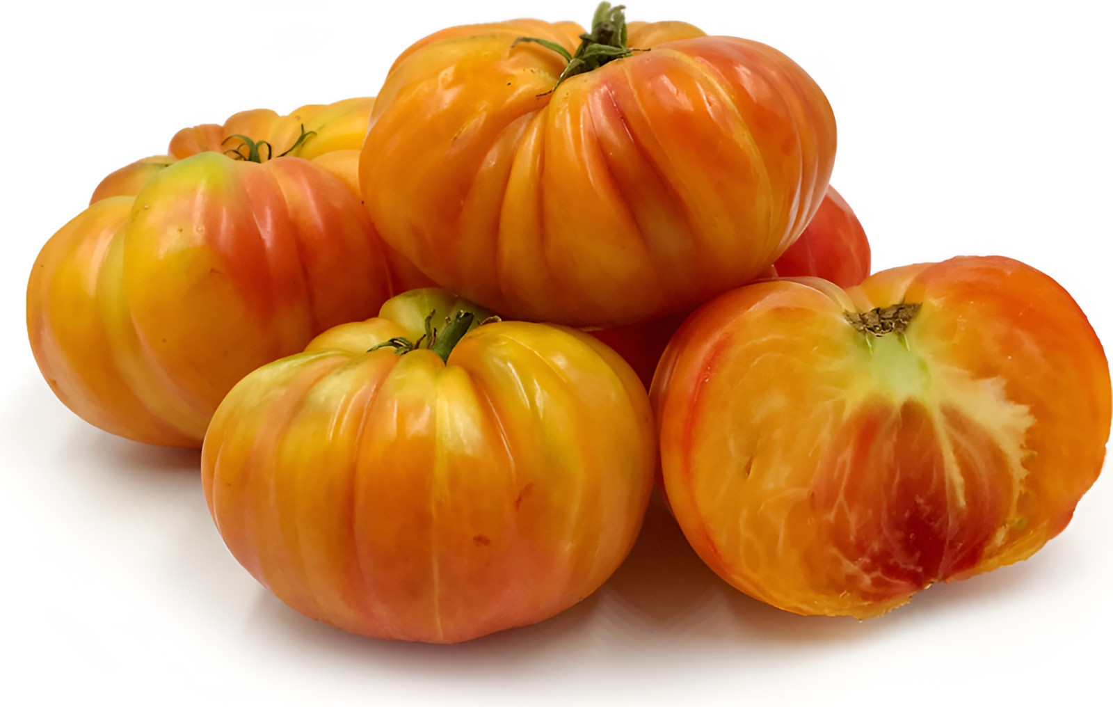 100 Heirloom Big Rainbow Tomato Seeds GIANT 2lb Bi-Colored Sweet Indeterminate