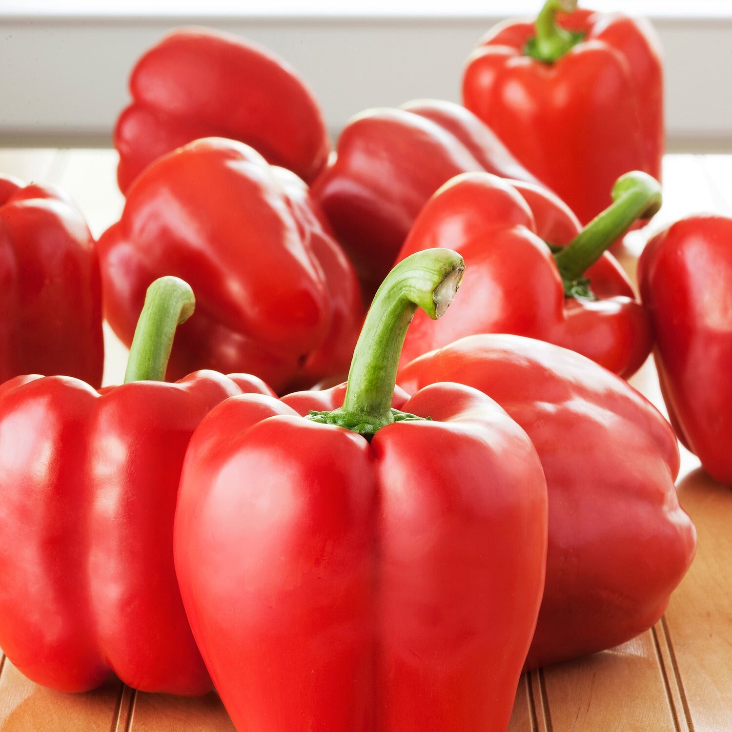 Big Red Sweet Bell Pepper, NON-GMO, Heirloom, Variety Sizes, FREE SHIPPING