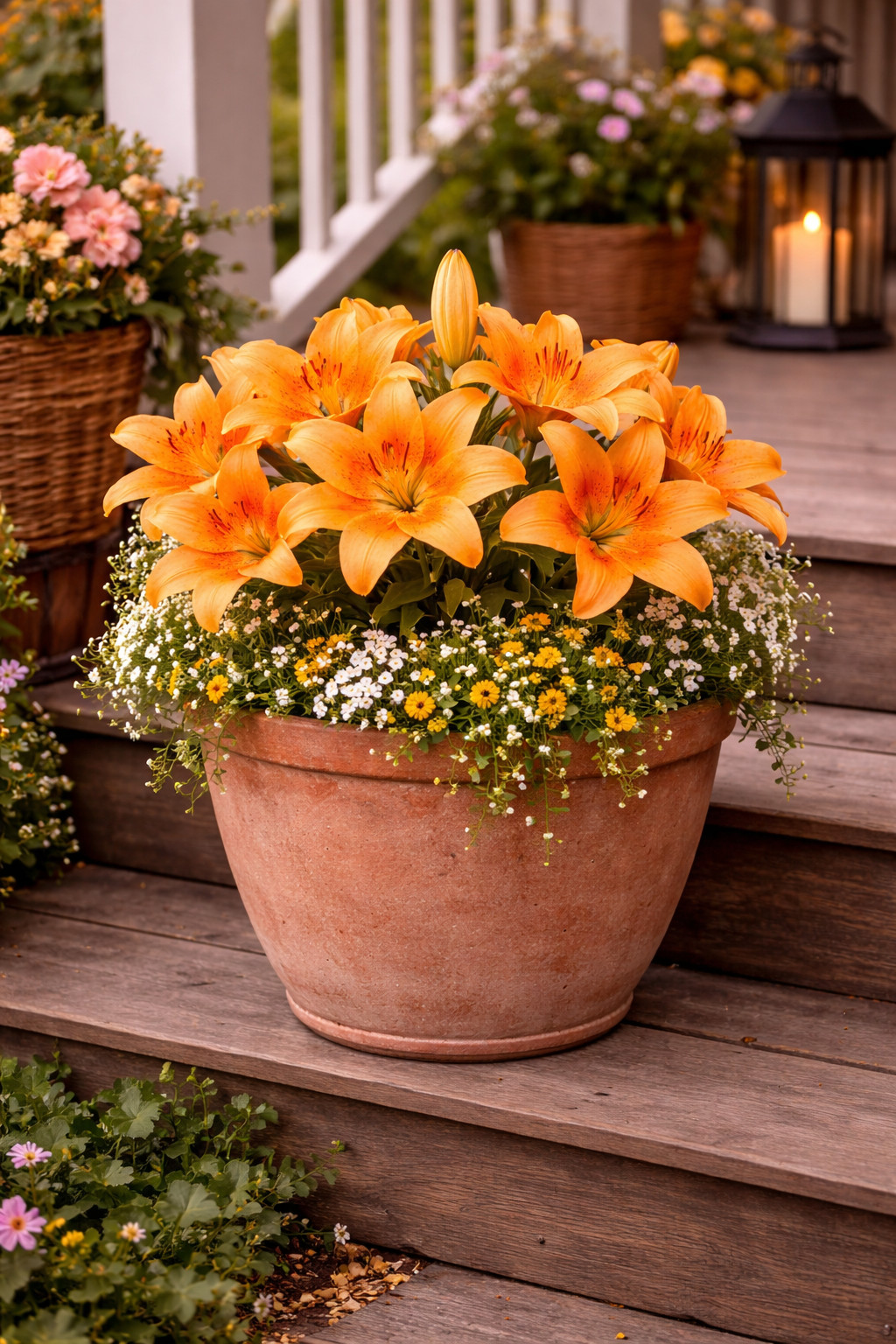 5 Surfside Orange Lily Bulbs for Planting – Bright Orange Asiatic