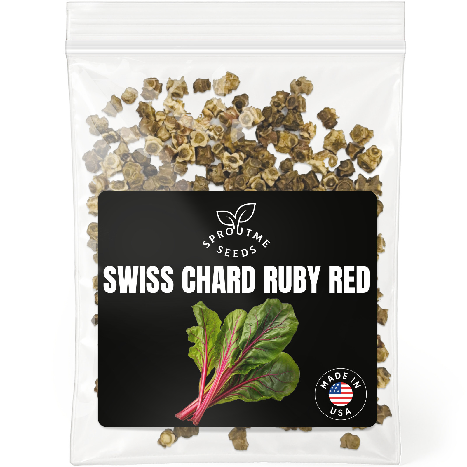 Ruby Red Swiss Chard Seeds 300+, Heirloom Non-GMO, Colorful Greens