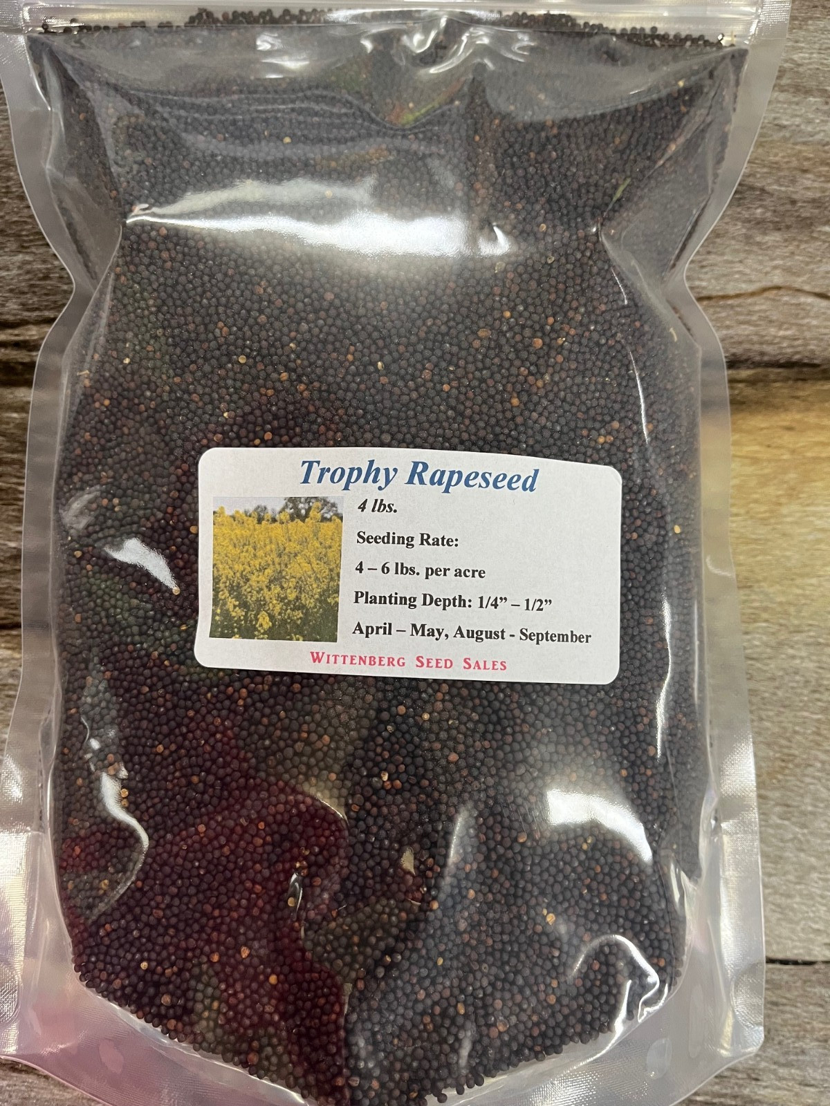 4 lbs Trophy Rapeseed – Deer Food Polt / Wildlife Seed