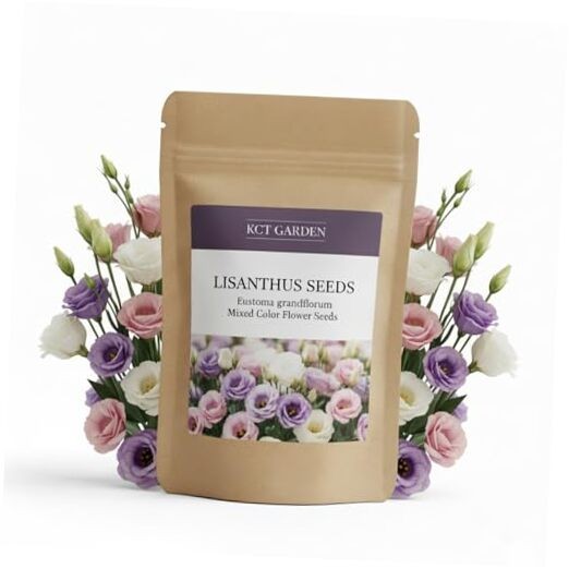 1000 Lisianthus Seeds for Planting, Mixed Color Eustoma Flower Seeds,