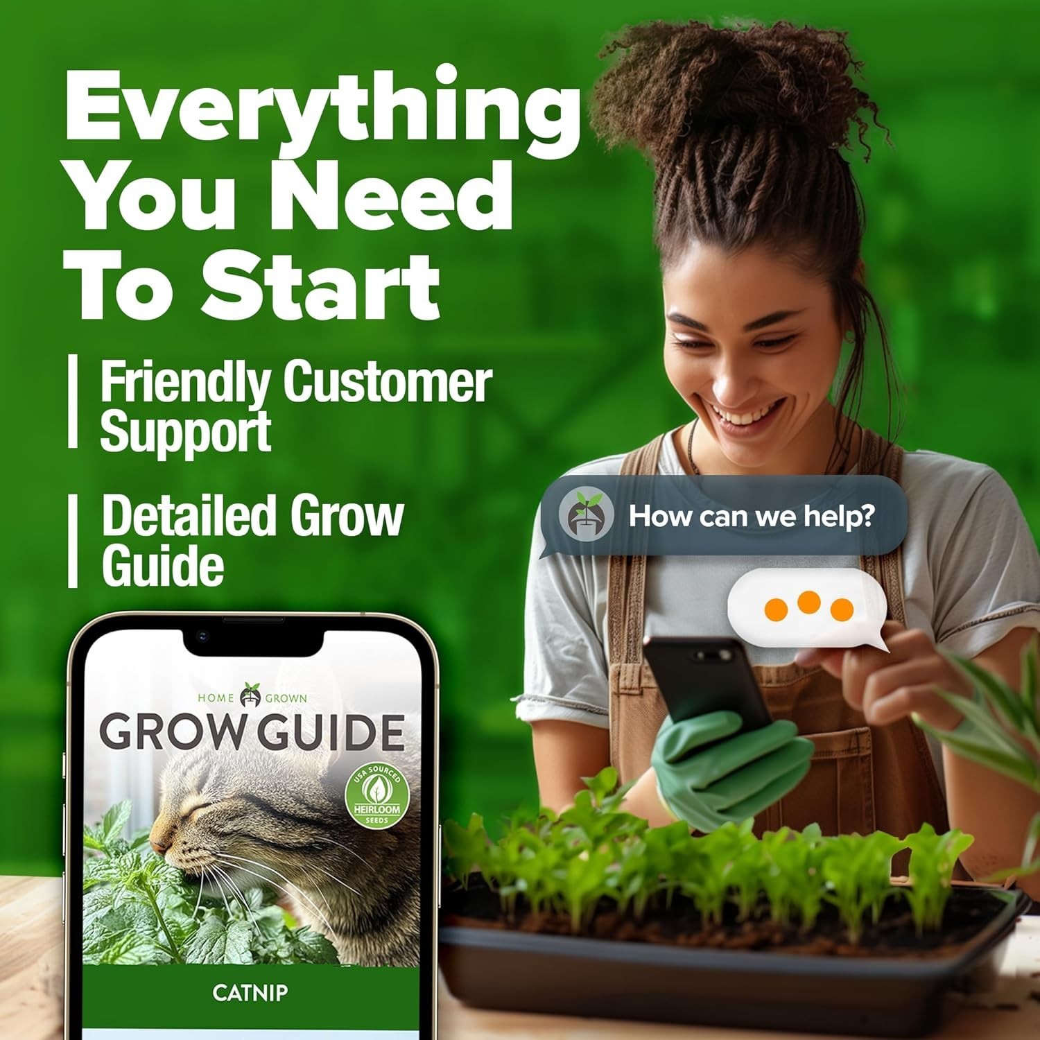 Pet-Friendly Catnip Seeds – 2116 Heirloom Seeds with Online Guide