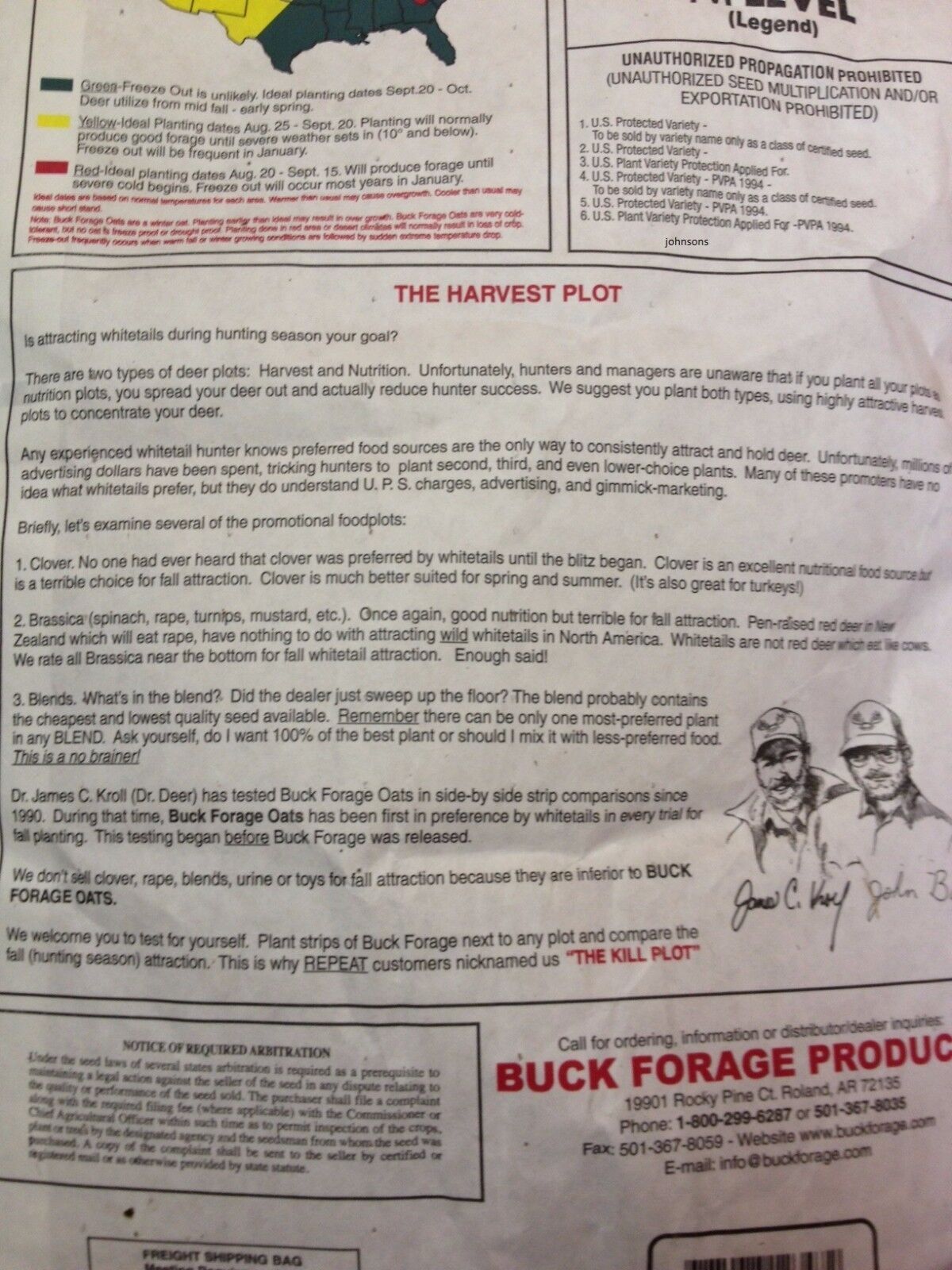 Buck Forage Oats Seeds Preferred by Whitetails