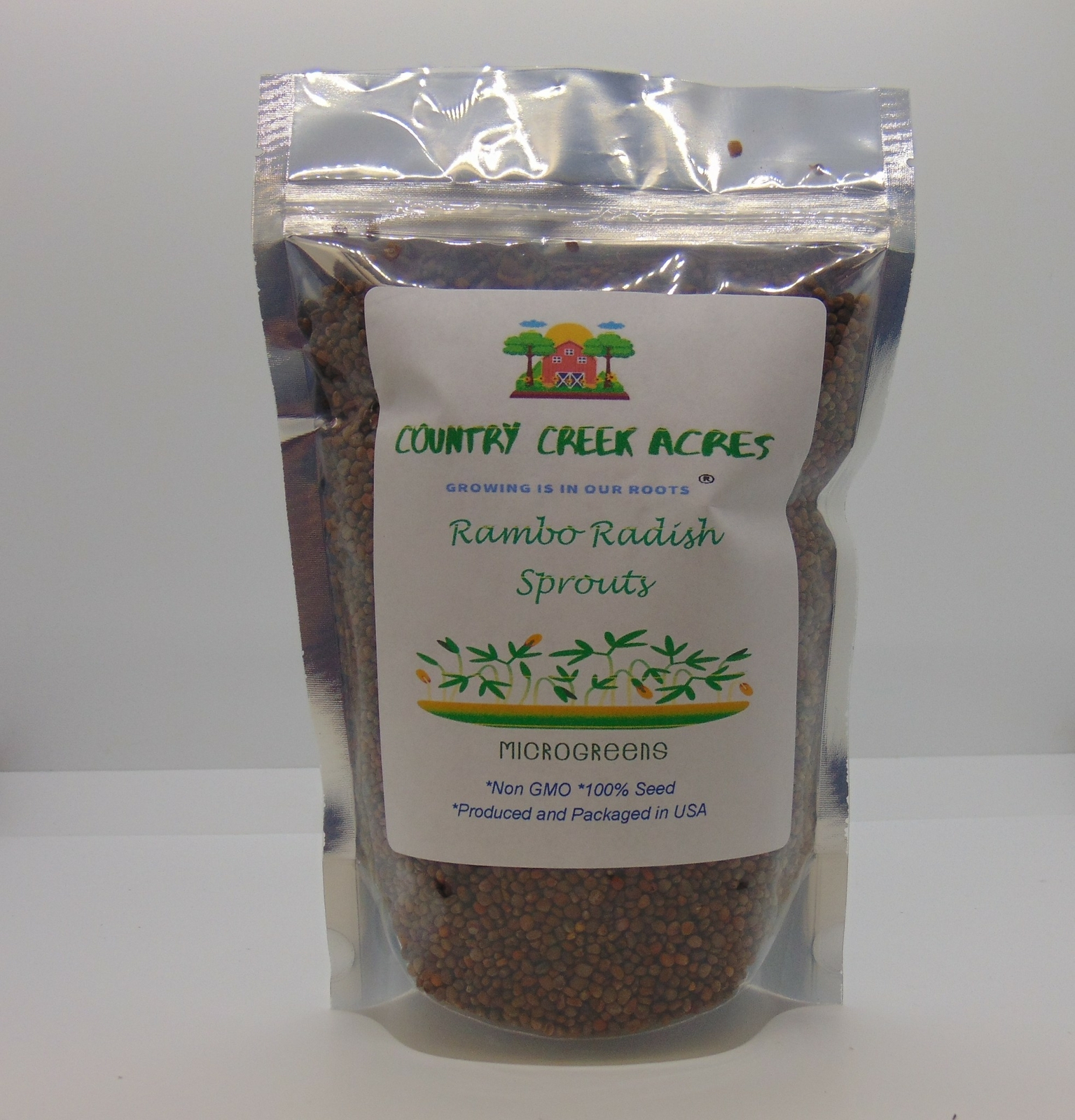Rambo Radish 2 Ounce Microgreen Sprouting Seeds