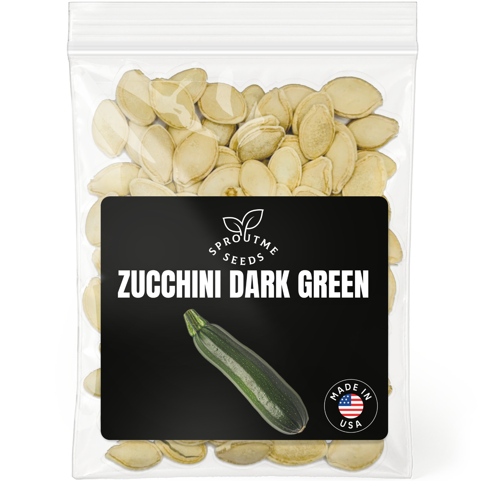 Dark Green Zucchini Seeds 100+, Heirloom Non-GMO, Summer Squash