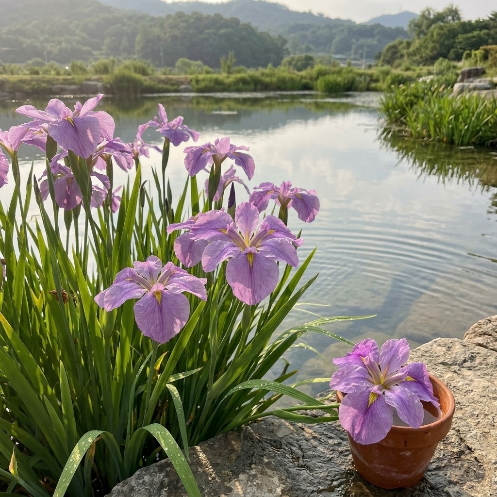 100 Count Iris Ornamental Seeds for Balcony Yard Home Garden Outdoor Growing