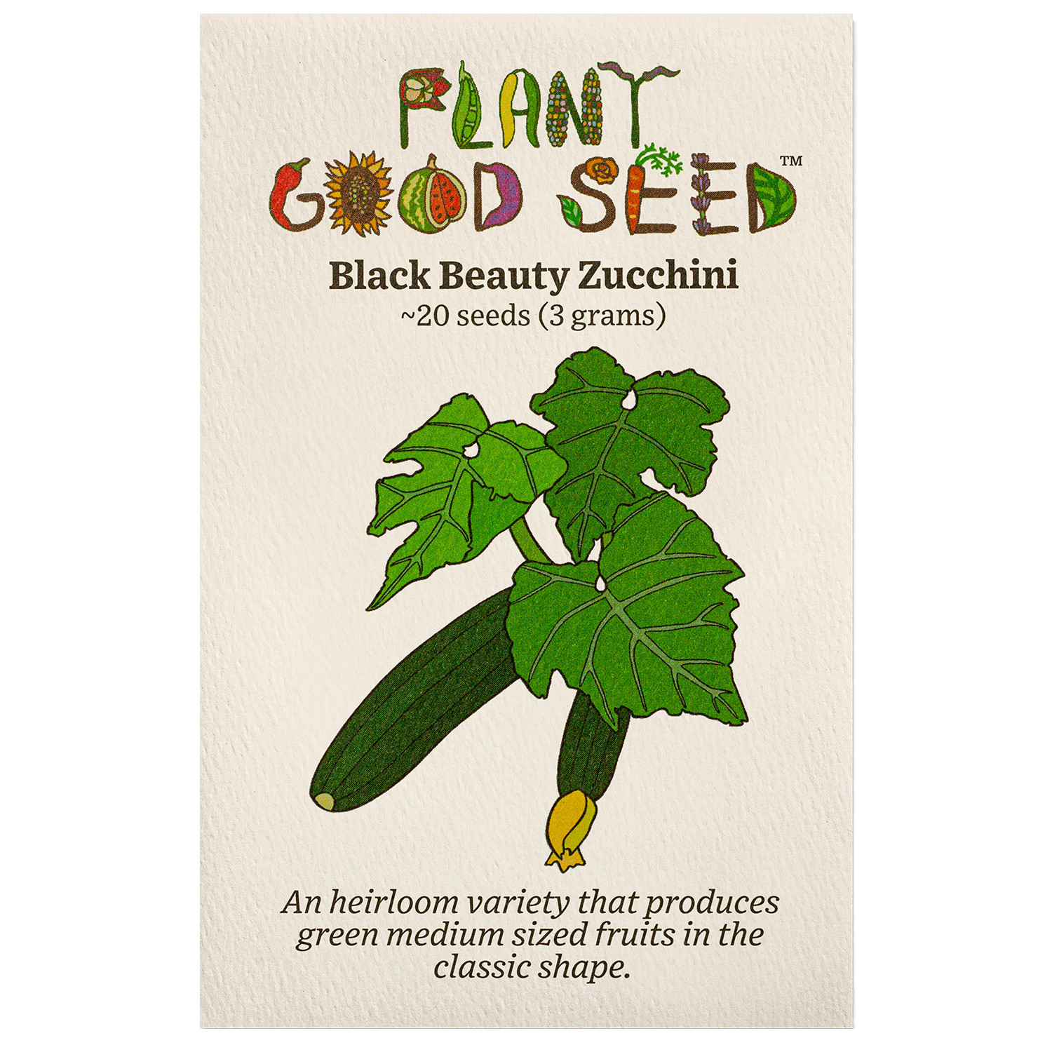 Black Beauty Zucchini Seeds