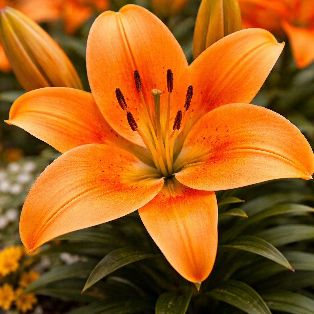 5 Surfside Orange Lily Bulbs for Planting – Bright Orange Asiatic