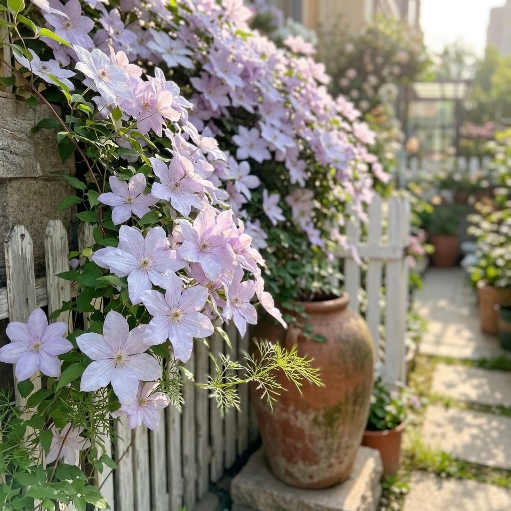 300pcs Clematis Flower Seeds – Suitable for Patio & Outdoor Garden Growing