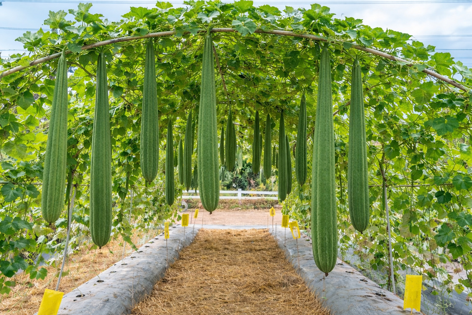 75pcs Super Long Luffa Gourd Seeds – Non-GMO, Loofah Sponge Gourd Seeds