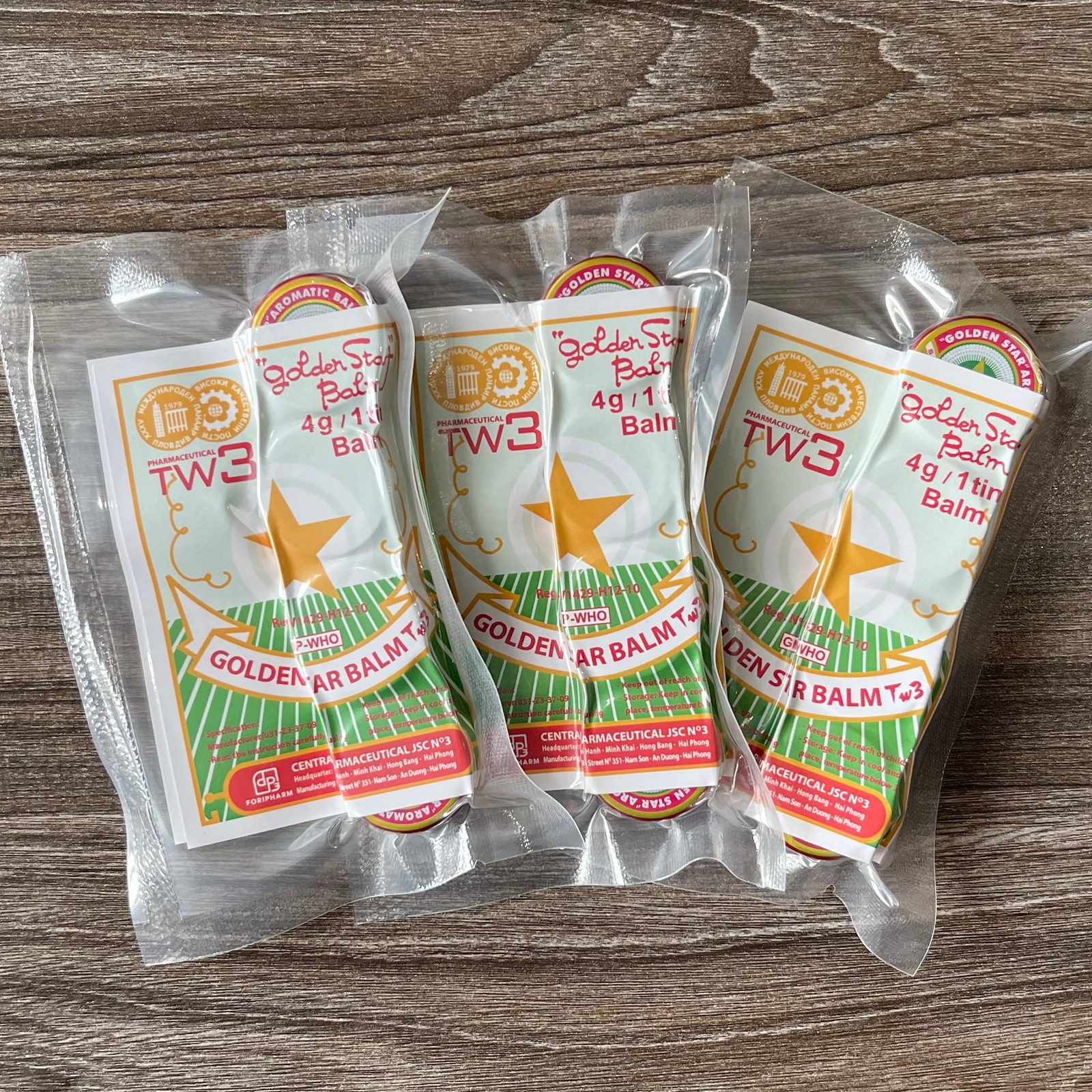 Golden Star Aromatic Balm (Pack of 8) – 0.08 Ounce 8), Yellow