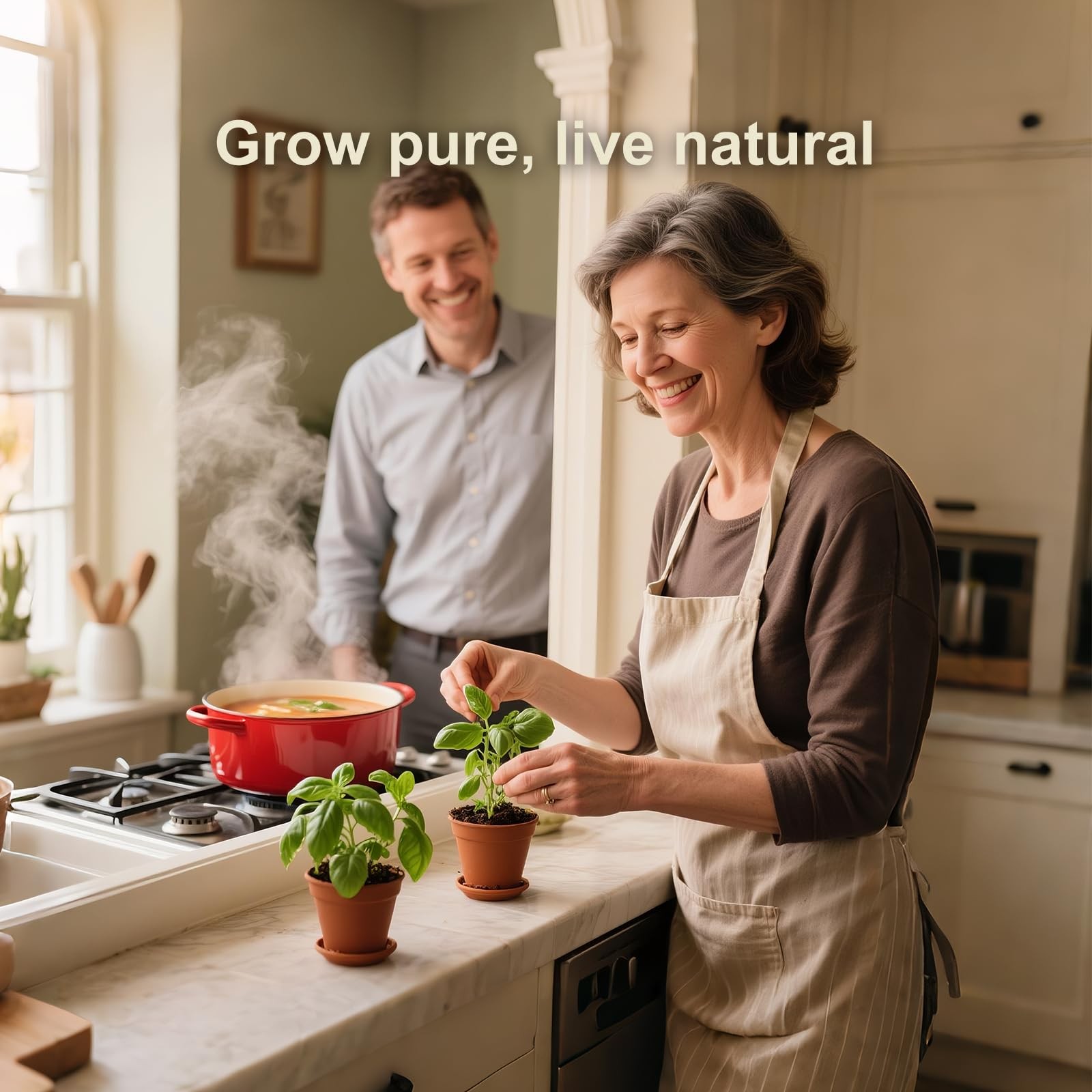 Indoor Herb Garden Kit – 33pcs Starter Set with Pots, Soil & Tools