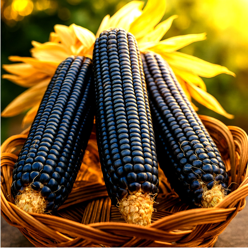 50+ HOPI BLUE BLACK CORN SEEDS 🌽 HEIRLOOM FLOUR/FLINT • NON-GMO FREE SHIPPING
