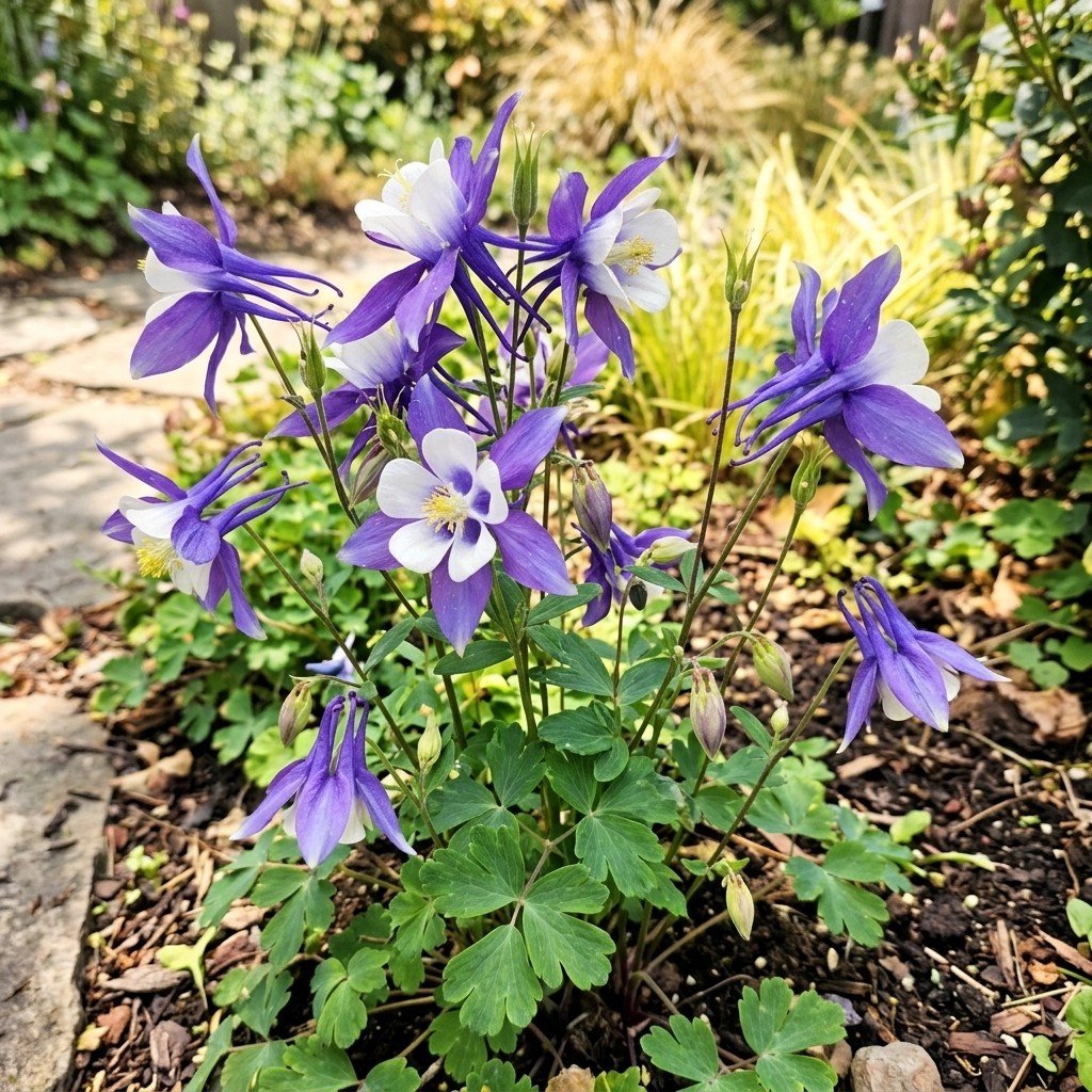 1000pcs Columbine Seeds, Aquilegia Flower Seeds for Home Garden Outdoor Planting