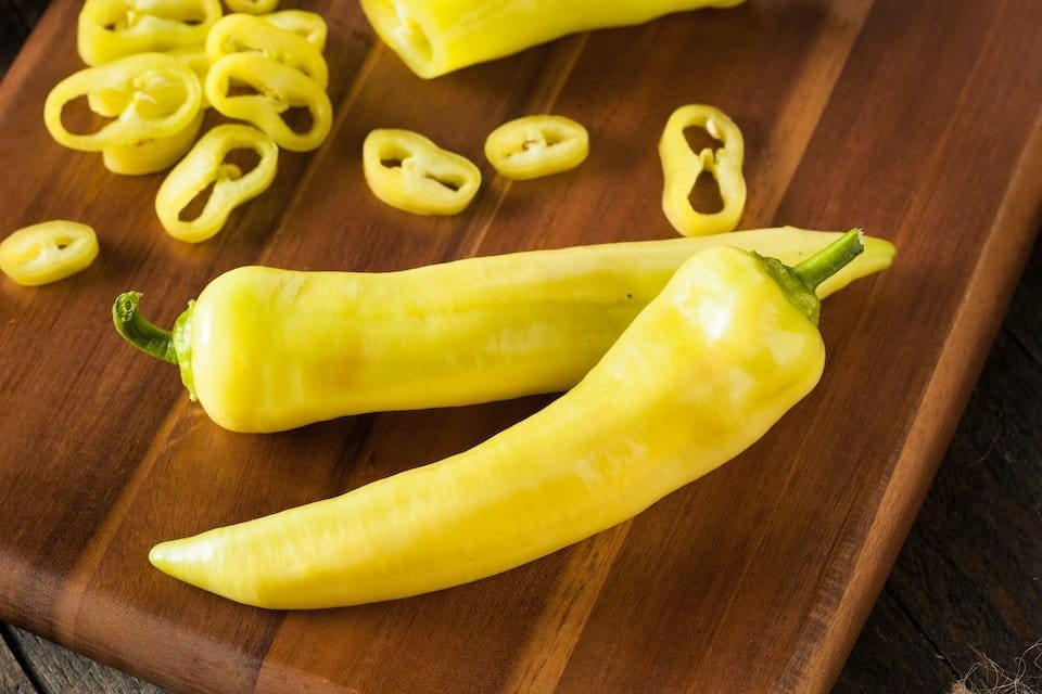 50+ Pepper Seeds – Hungarian Yellow Wax – HOT —— Heirloom