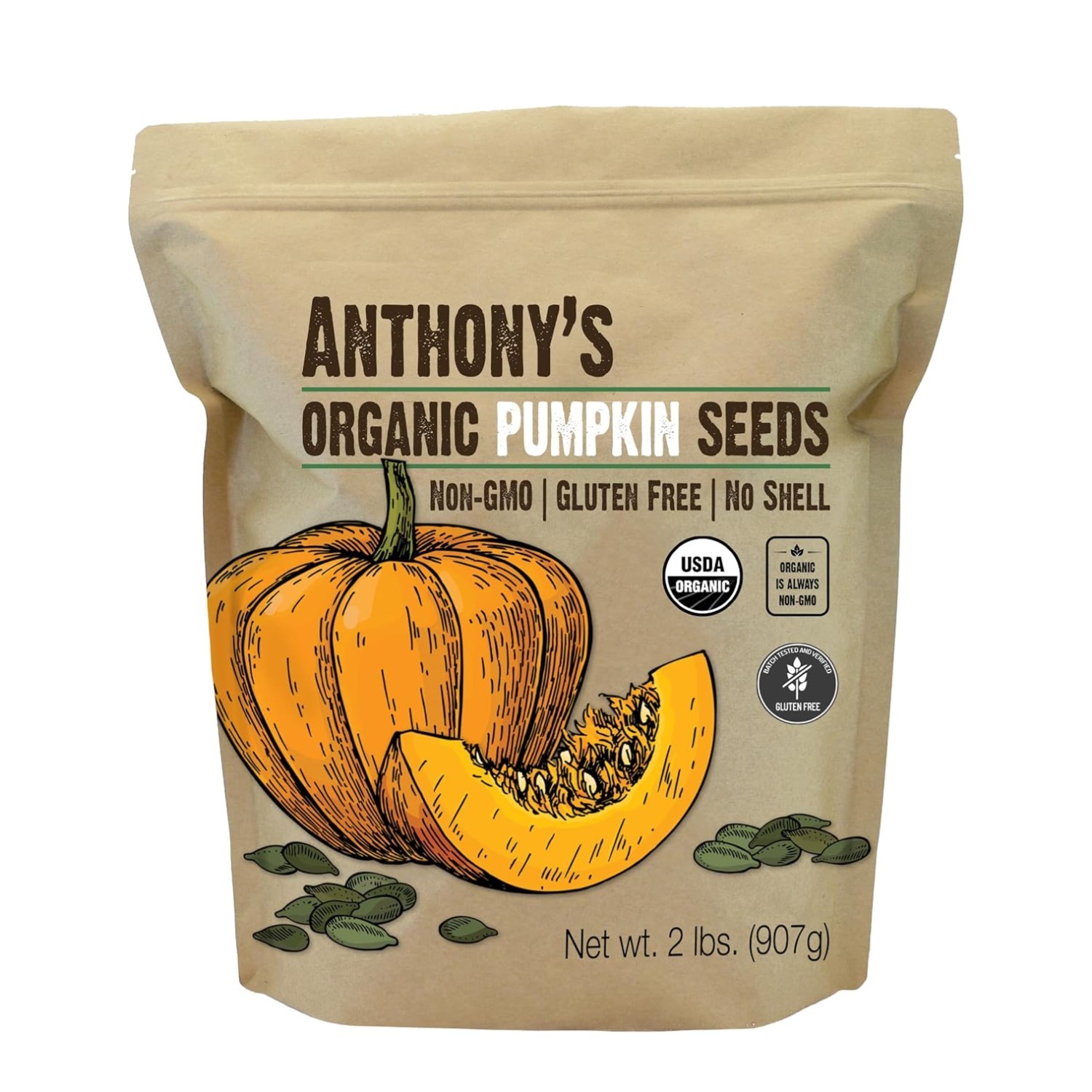 Healthy Snack: Organic Pumpkin Seeds