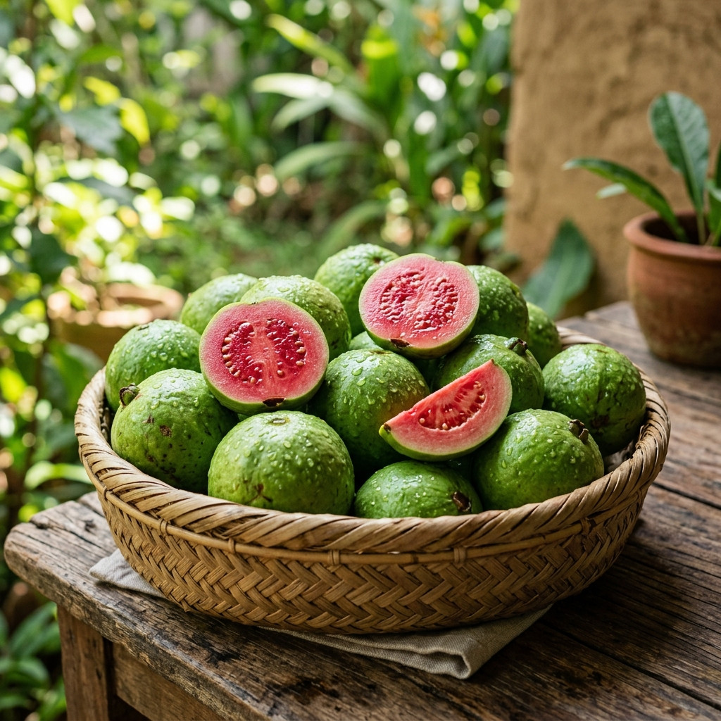 100 Tropical Red Guava Seeds for Planting – Non-GMO, Exotic & Delicious Fruit