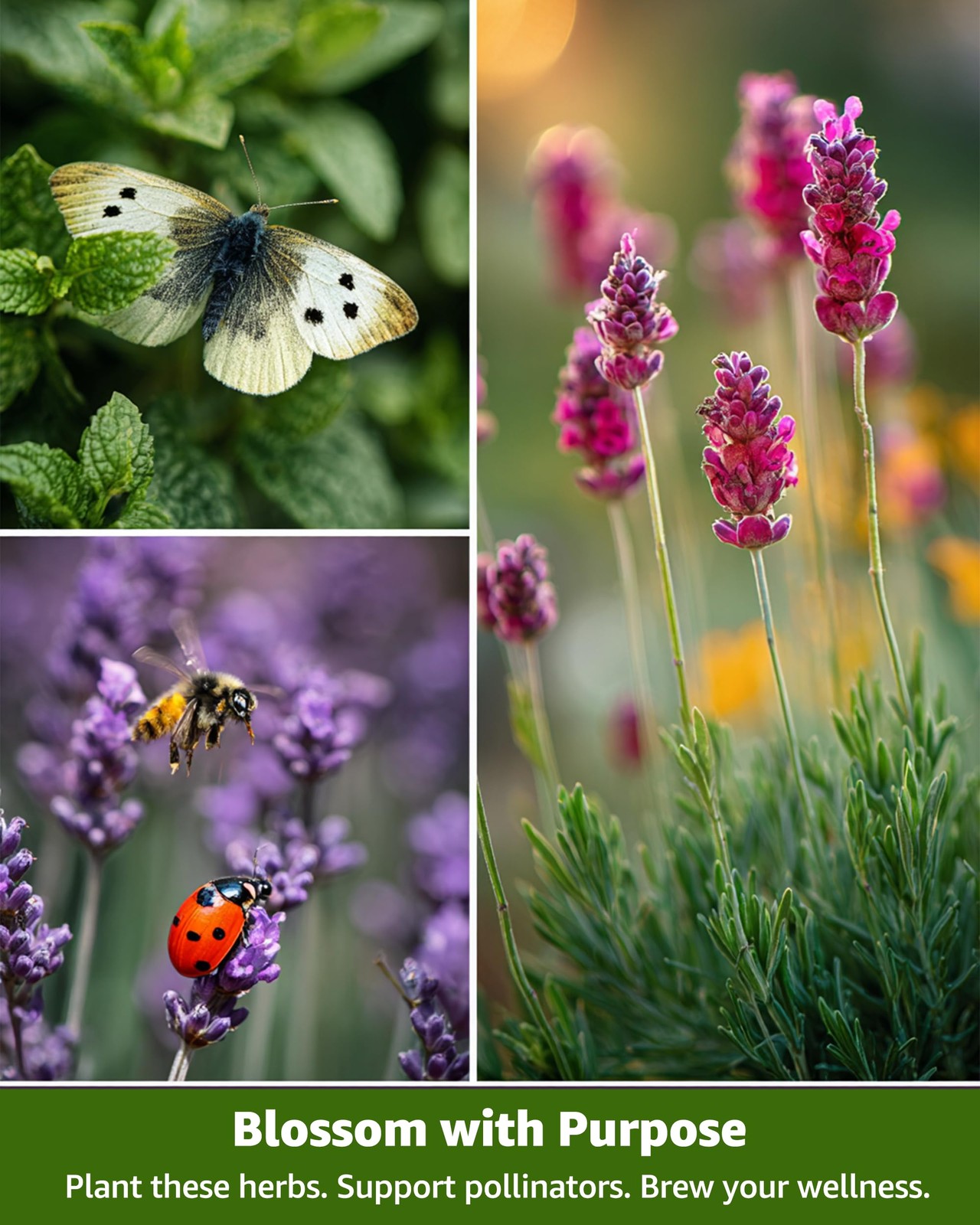 Medicinal & Tea Herb Seeds for Planting 35 Non GMO Variety Pack for