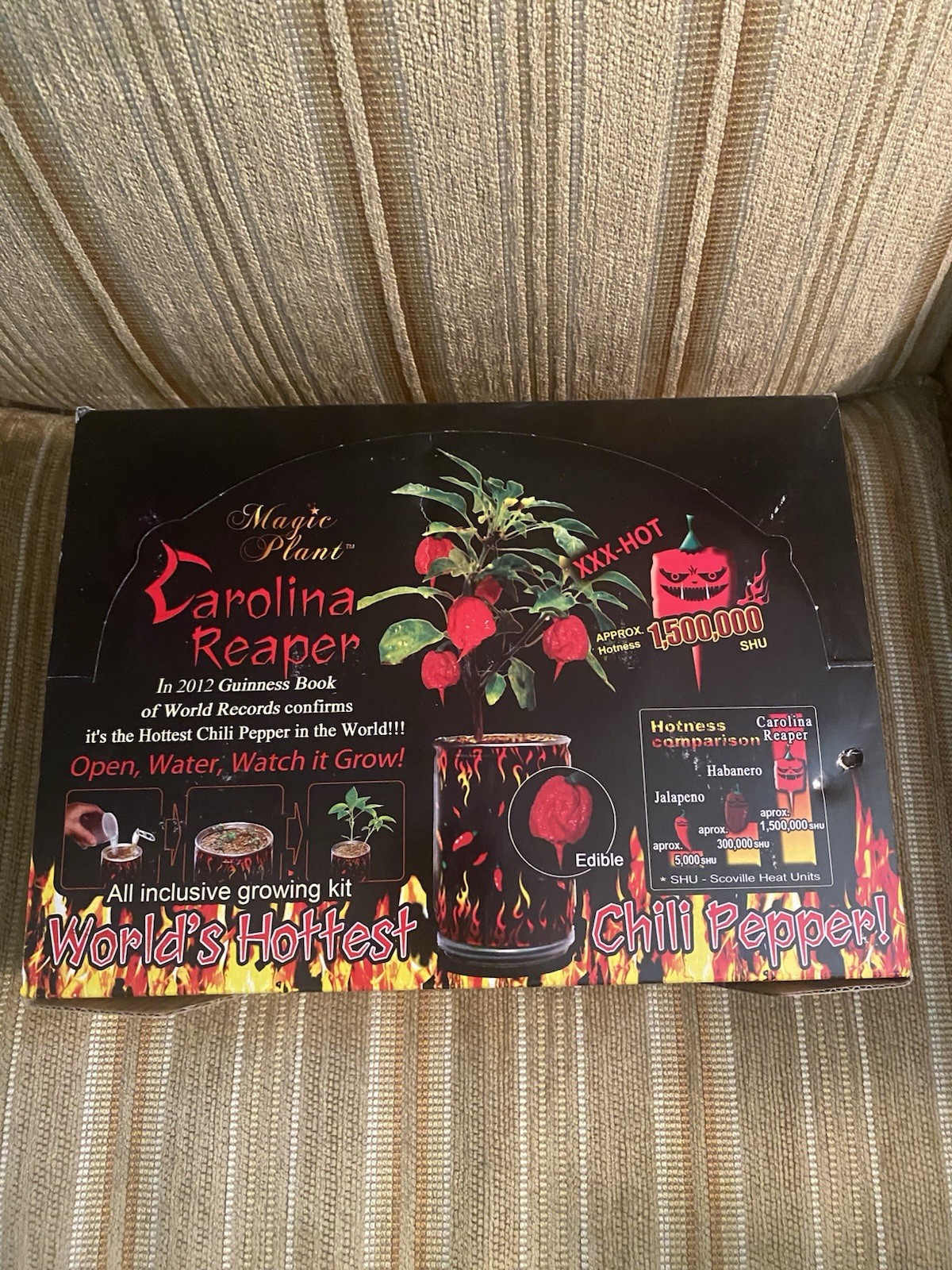 Carolina Reaper Pepper Growing Kit – Grow Superhot Peppers (12 Kits)