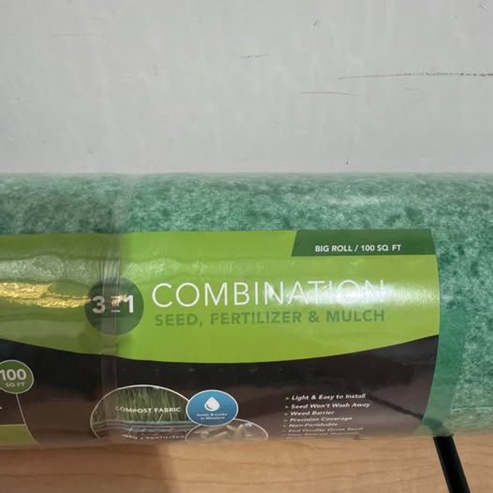 Grotrax Biodegradable Grass Seed Mat – 100 sqft Year Round Green – Grass Seed