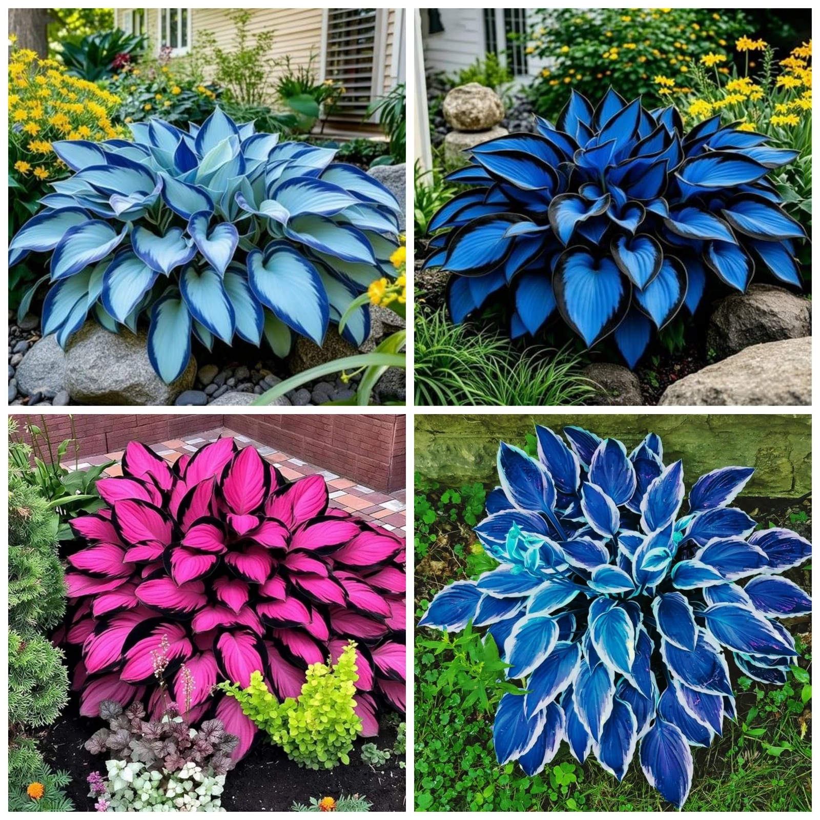 320+ Hosta Seeds for Planting Perennial Heart-Shaped Hosta Bare Roots – Rich