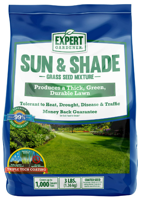 Grass Seed Sun & Shade Northern Mix Sun To Partial Shade 3LB 7LB 20LB Green Lawn
