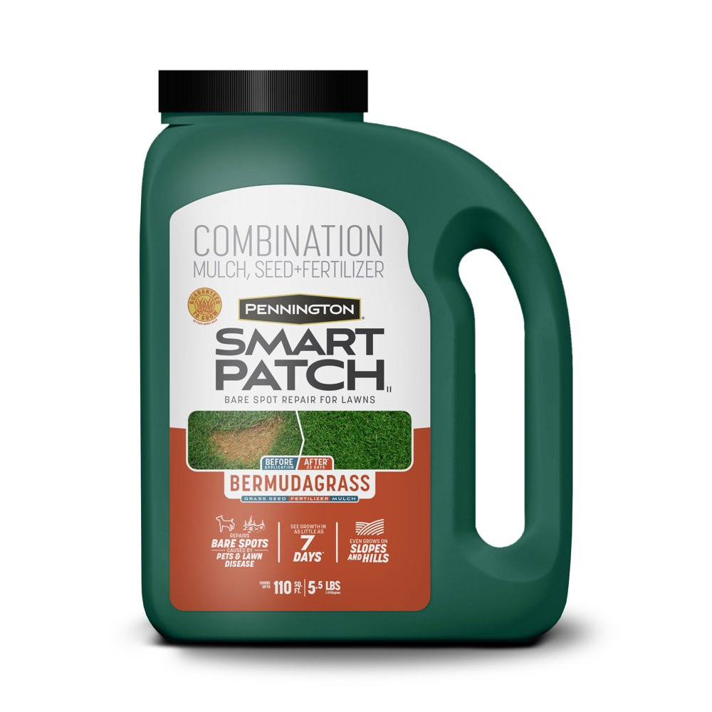 PENNINGTON GRASS SEED Smart Patch Bermuda Mix for Full Sun