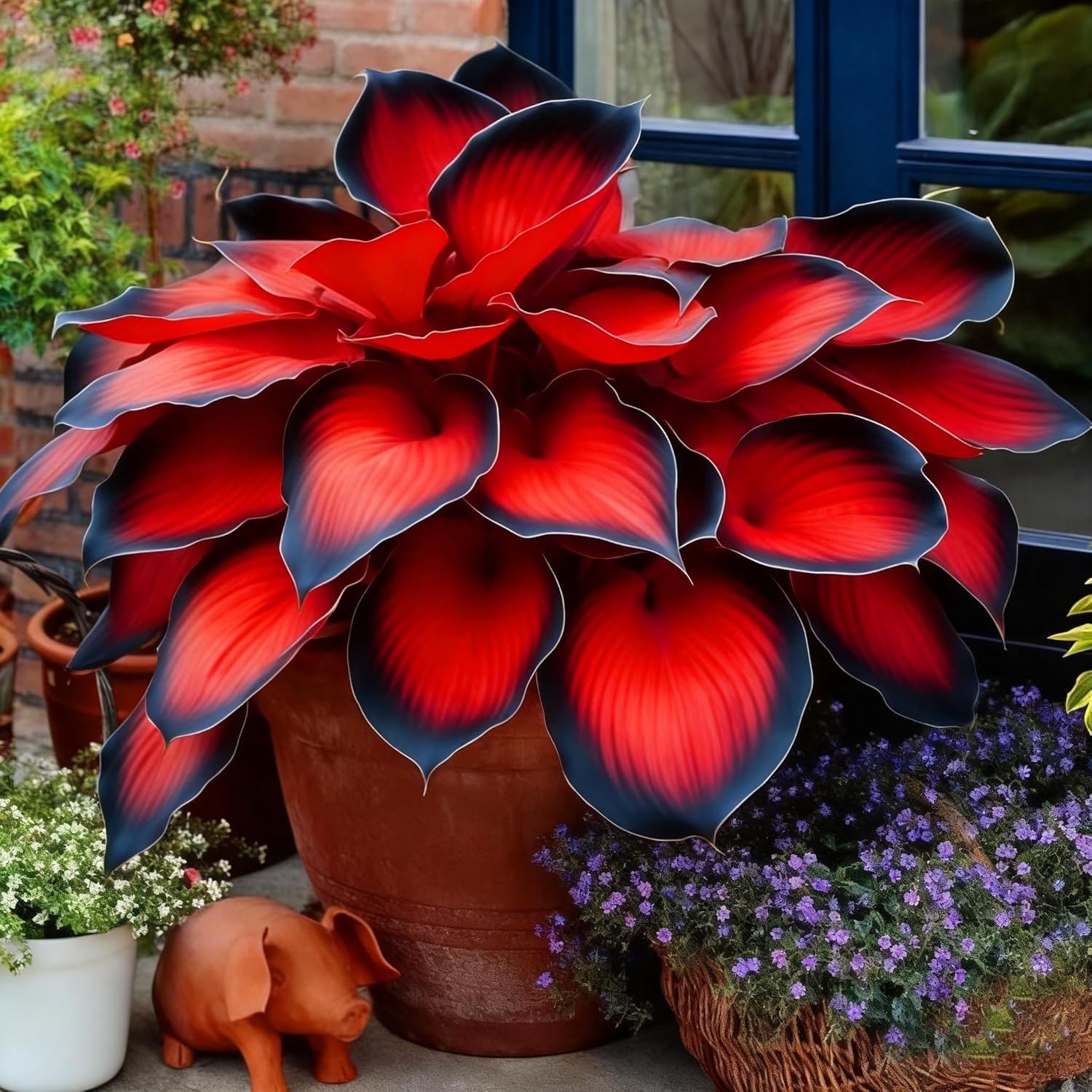 Hosta Seeds, 200+ Blue Purple Red Hosta Seeds, Multi-Use Landscaping, Perennial.
