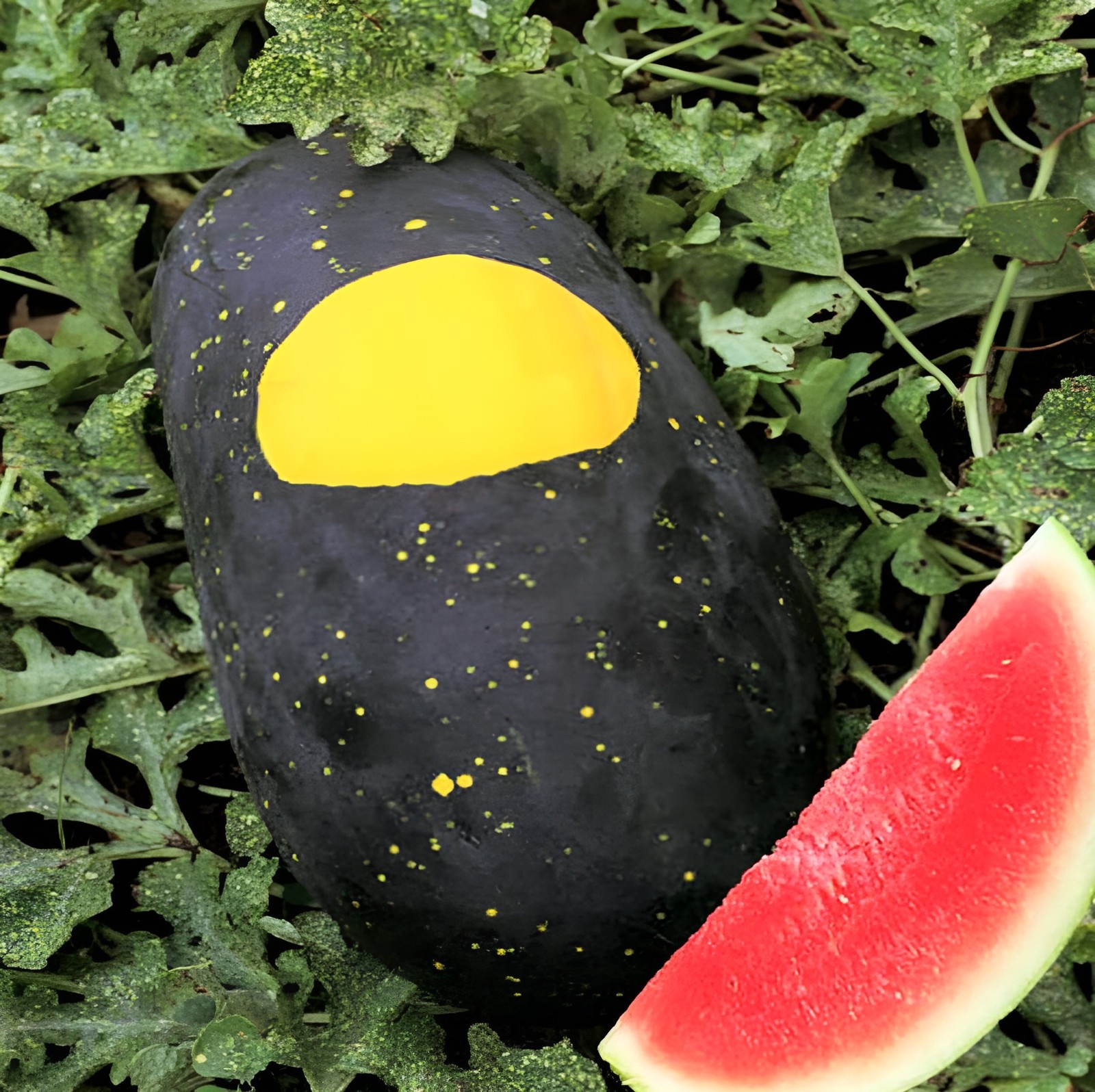 30 Heirloom Moon&Stars Red Watermelon Seeds – HUGE Up To 30lb Super Sweet Melon
