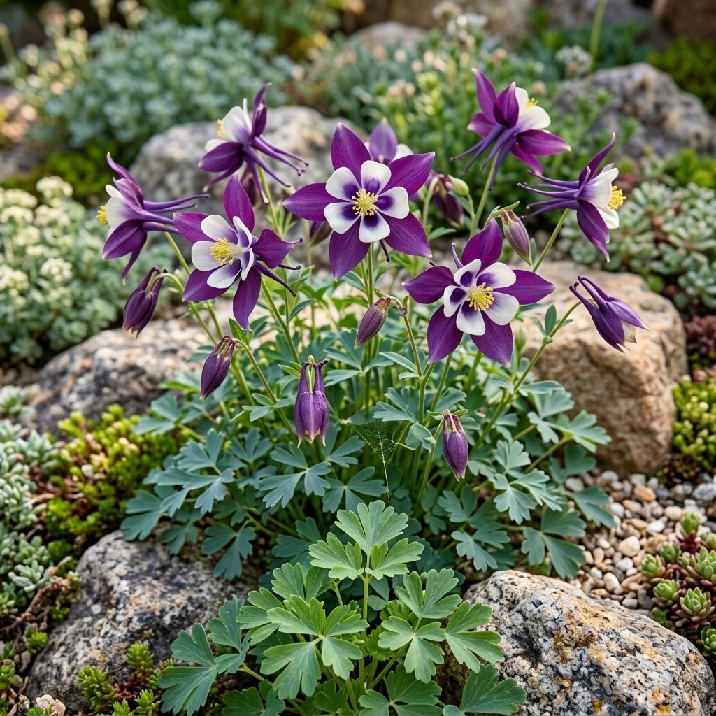 1000pcs Columbine Seeds, Aquilegia Flower Seeds for Home Garden Outdoor Planting