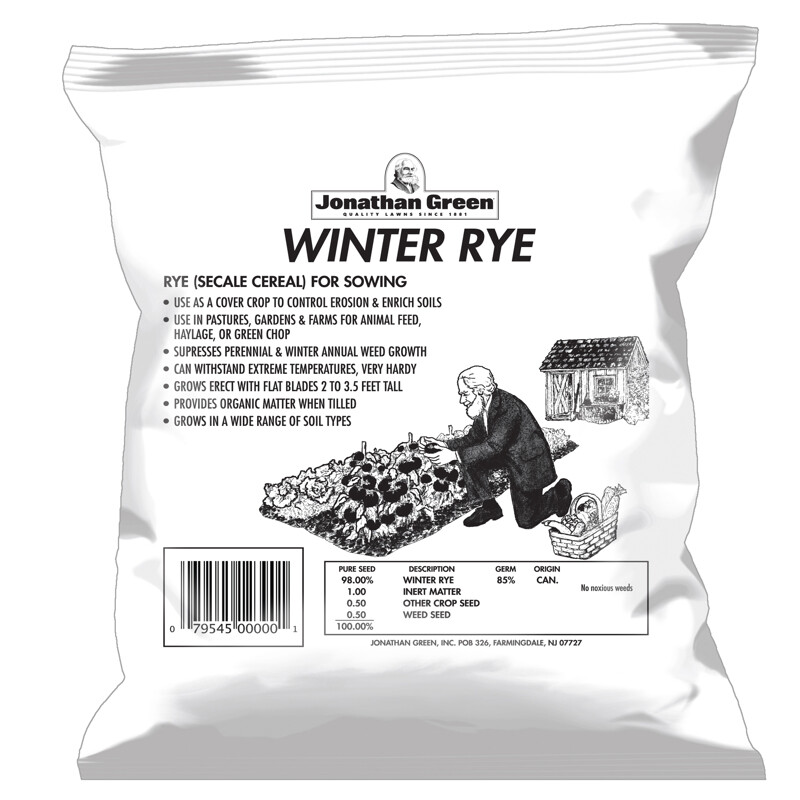 Jonathan Green 12391 Winter Rye Grass Seed 5 lbs.