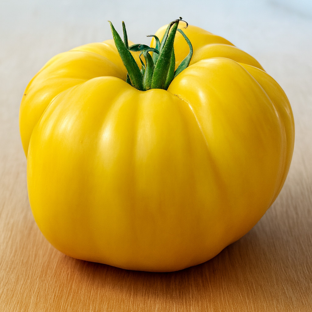 100 Organic Giant Heirloom Yellow Beefsteak Tomato Seeds Up to 2LB Indeterminate