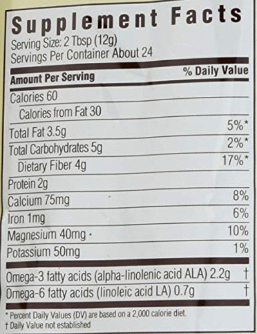 10 oz Organic Ground Chia Seed – Versatile Superfood for Smoothies and Baking