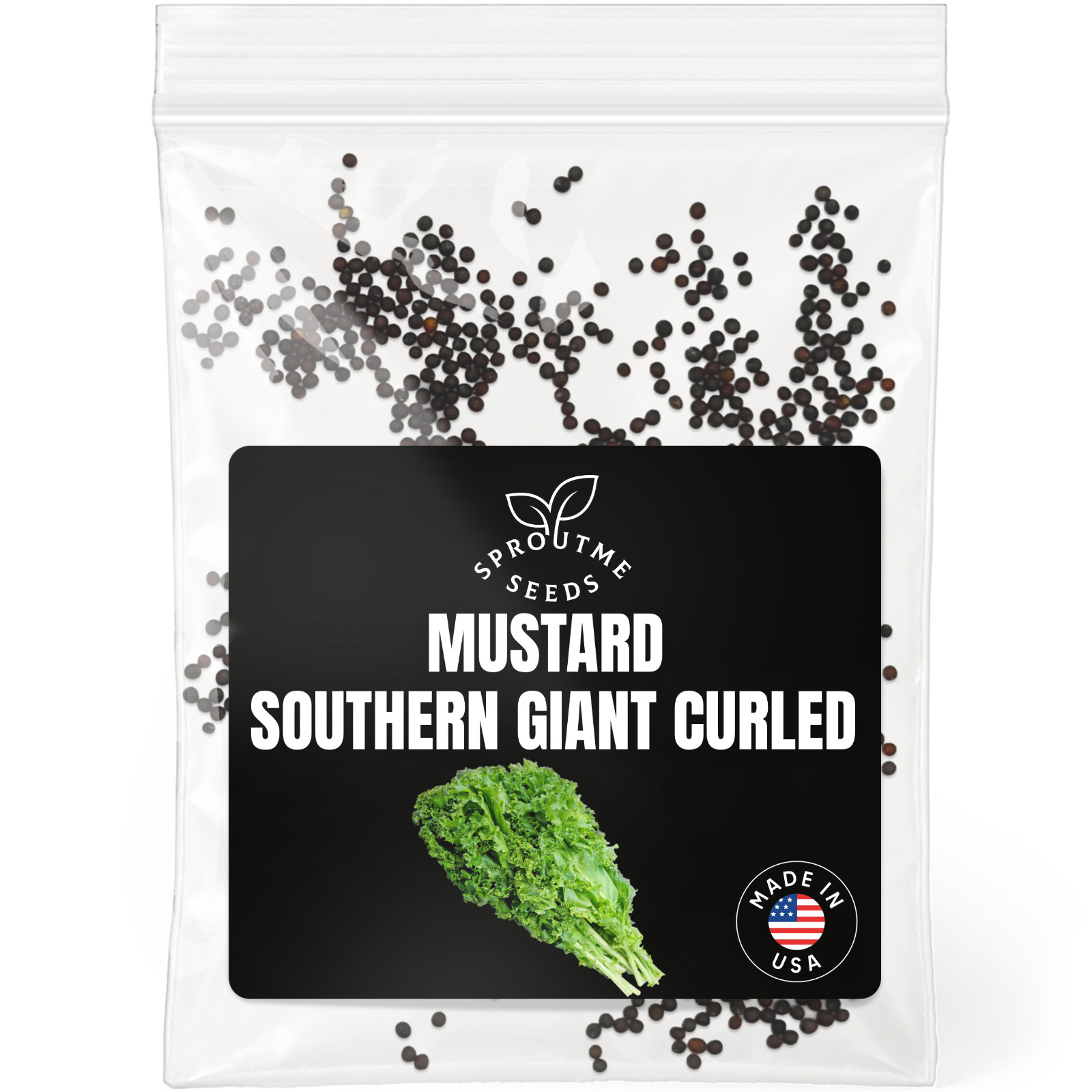Mustard Southern Giant Seeds 500+, Heirloom Non-GMO, Spicy Greens