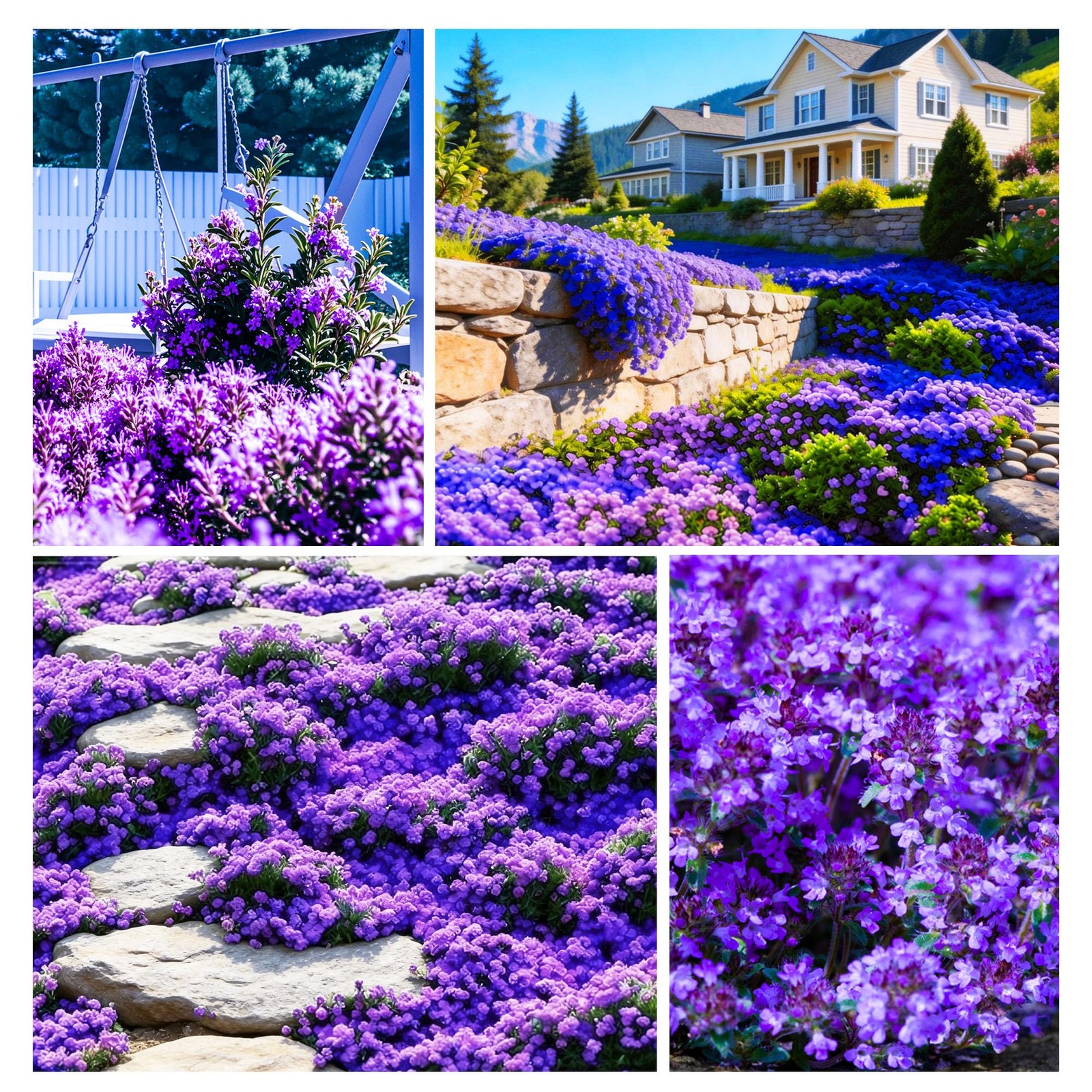 20000 Creeping Thyme Seeds for Planting Outdoor Heirloom Thymus Serpyllum Ground