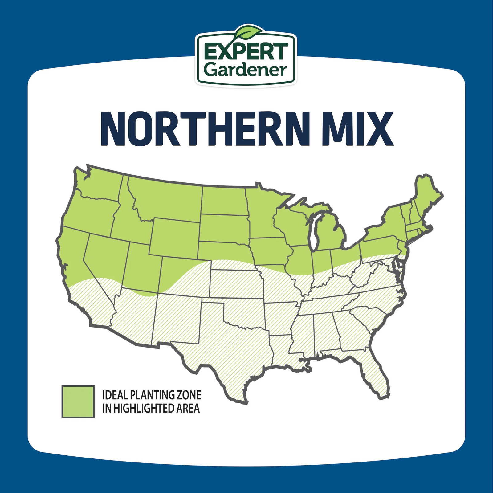 Sun & Shade Northern Grass Seed Mix, for Sun to Partial Shade,